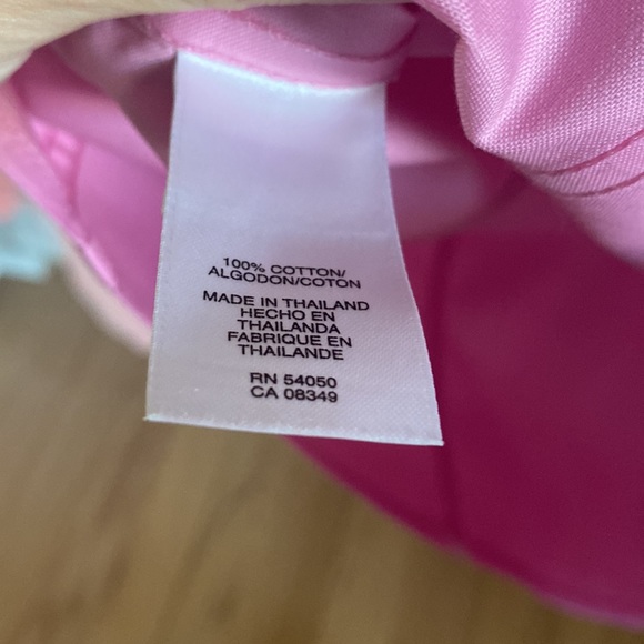 Dark pink button up sleeveless collared shirt Jones New York - Picture 3 of 4